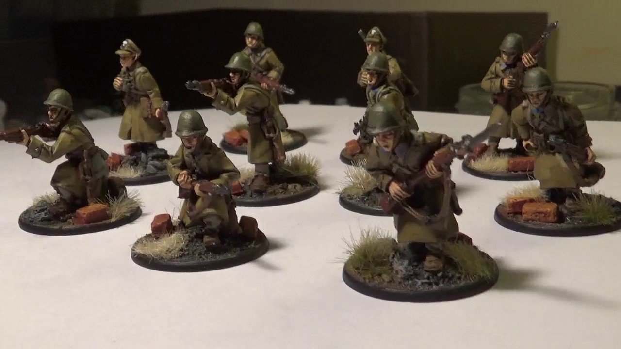 Warlord Polish Infantry Squad in Greatcoats Review