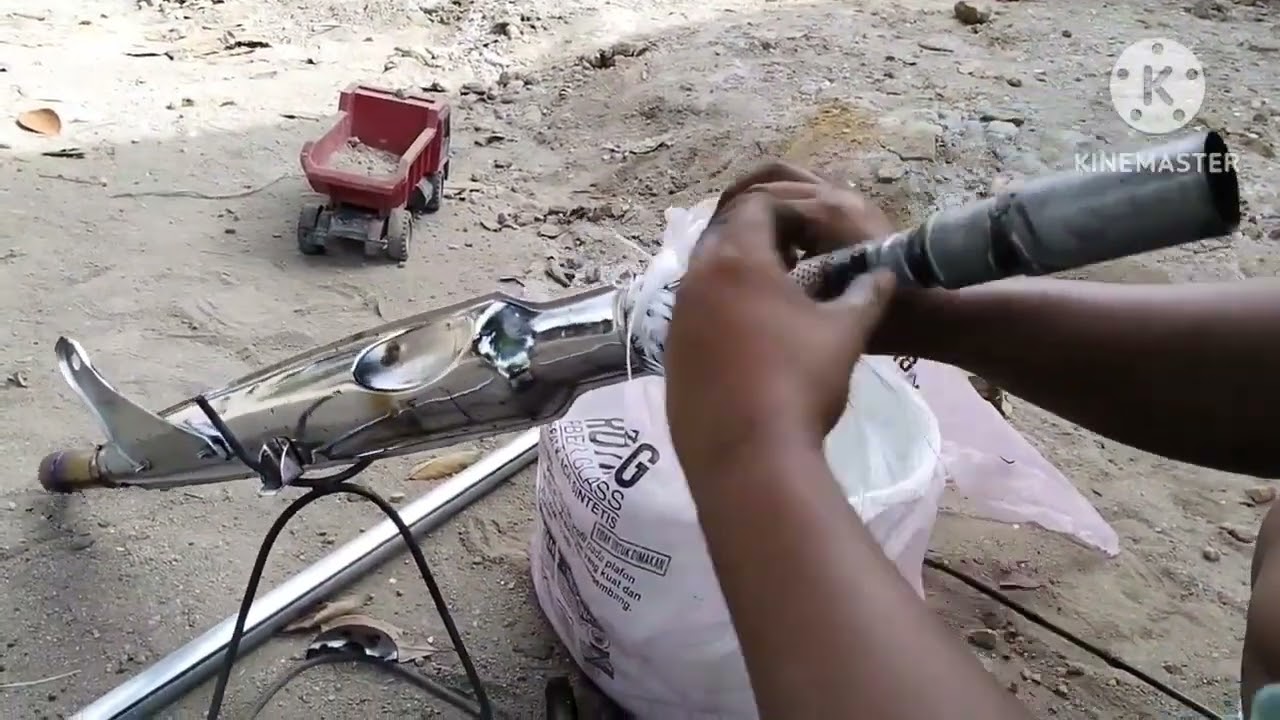 tutorial pemasangan saringan knalpot corby mudah dan rapi