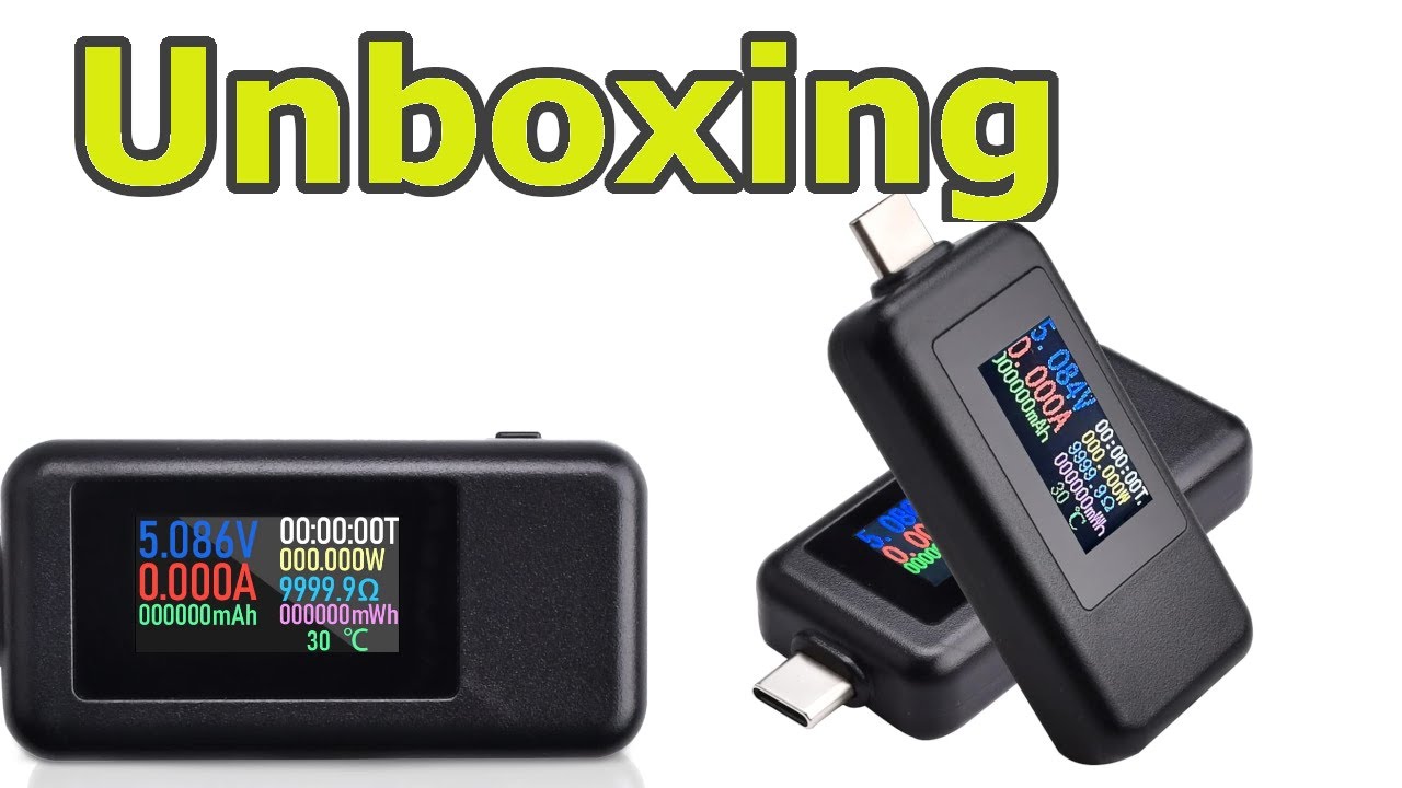USB-C Tester,VOKTTA USB C Spannungstester Unboxing Video