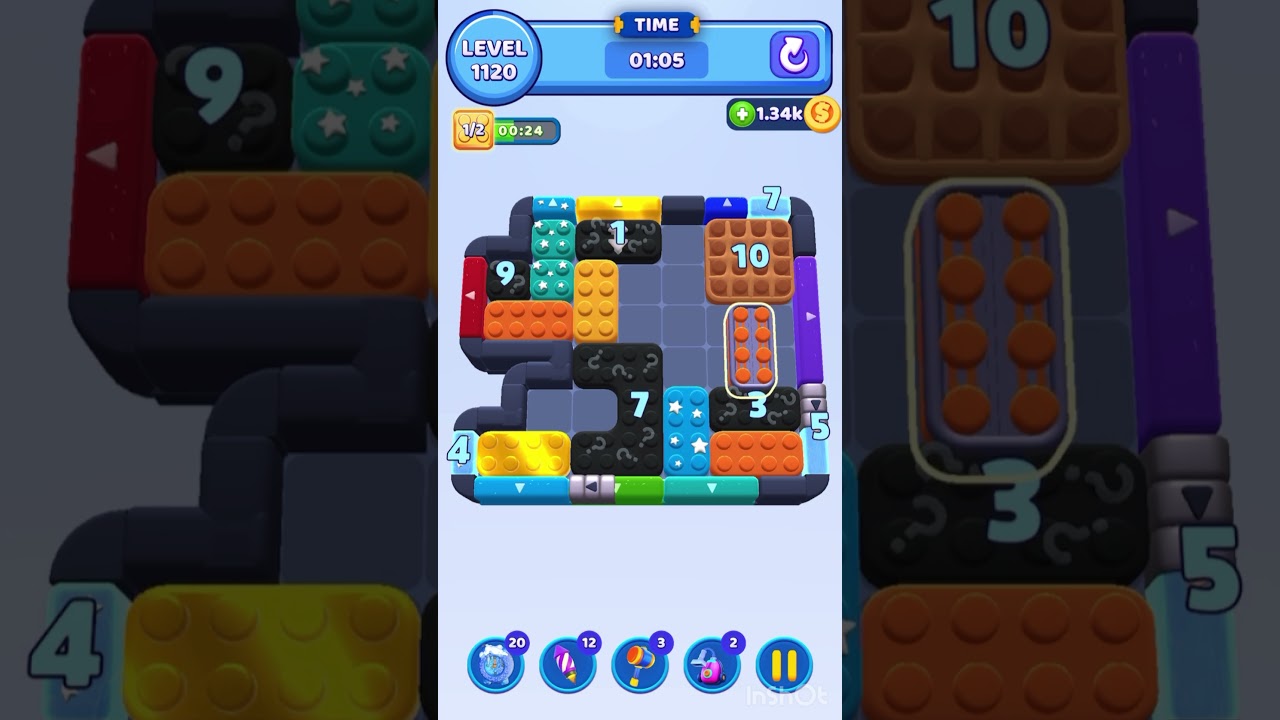 Color Block Jam Level 1120 &ndash; Full Puzzle Solution (No Boosters)
