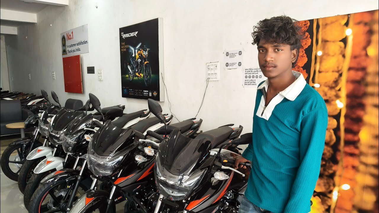 #minivlog TVS new bike lena hai 