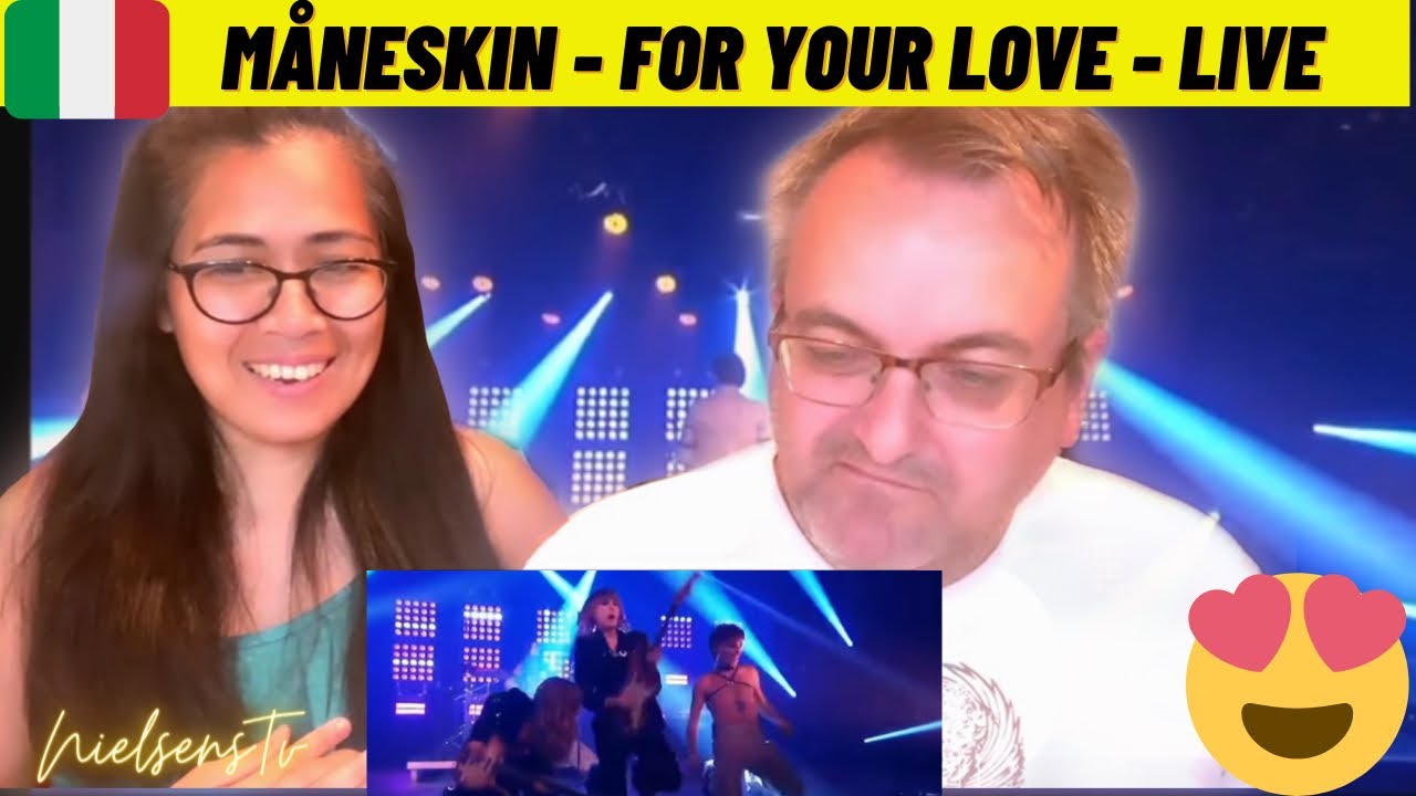 🇩🇰NielsensTv REACTS TO 🇮🇹Måneskin - FOR YOUR LOVE - LIVE - OMG FANTASTIC PERFORMANCE💕👏