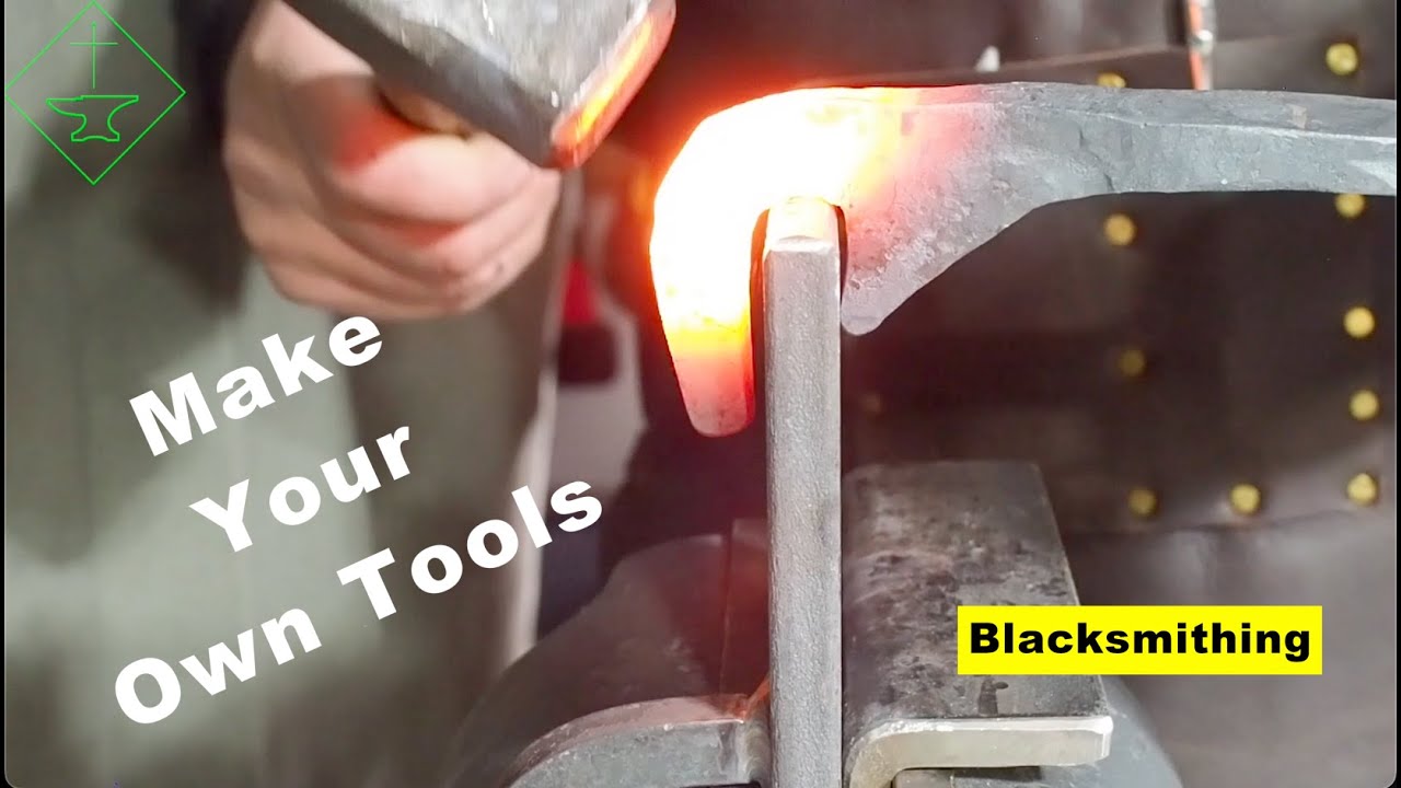 Making Scroll Forks for Blacksmithing - Make Your Own Tools