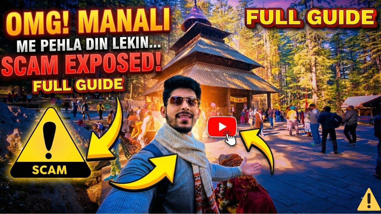 Manali Me Itni Thandi Ki Tabiyat Kharab 🥶 Hidimba Temple + Best Food + Bike Rental Guide FULL GUIDE