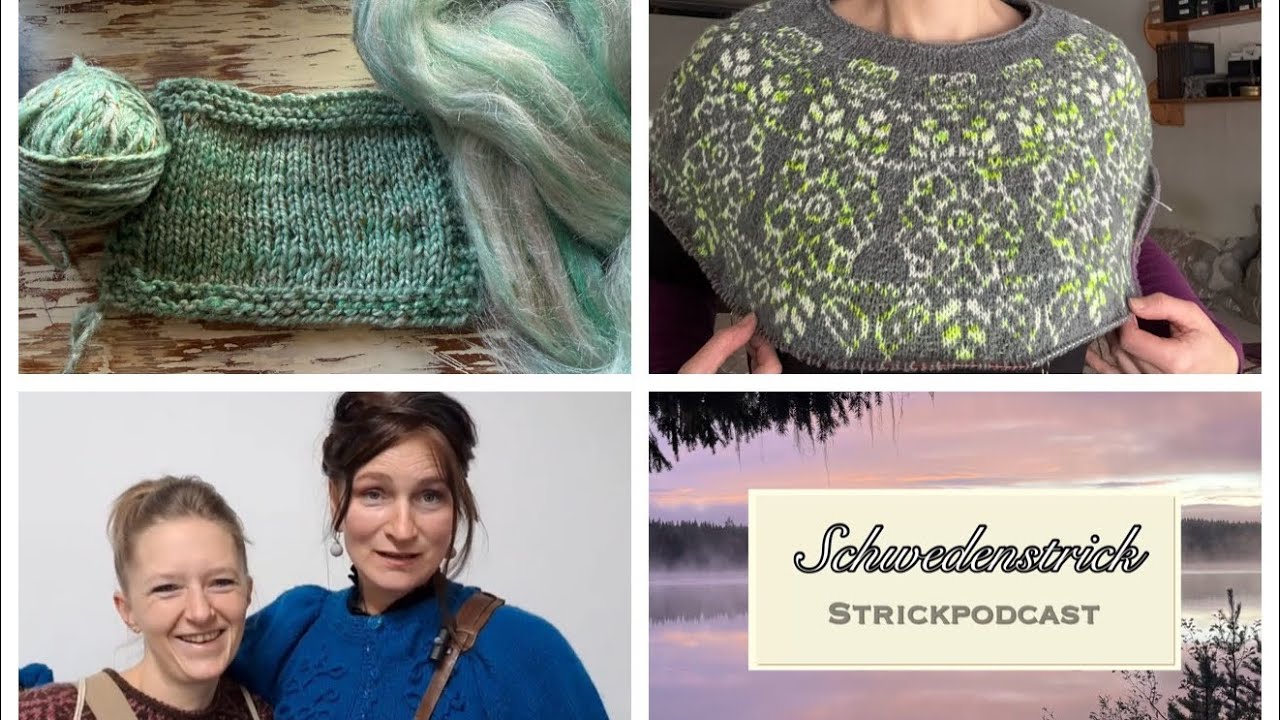 Strickpodcast #17 Eigenes Pullidesign und ganz viele Handspinnereien!