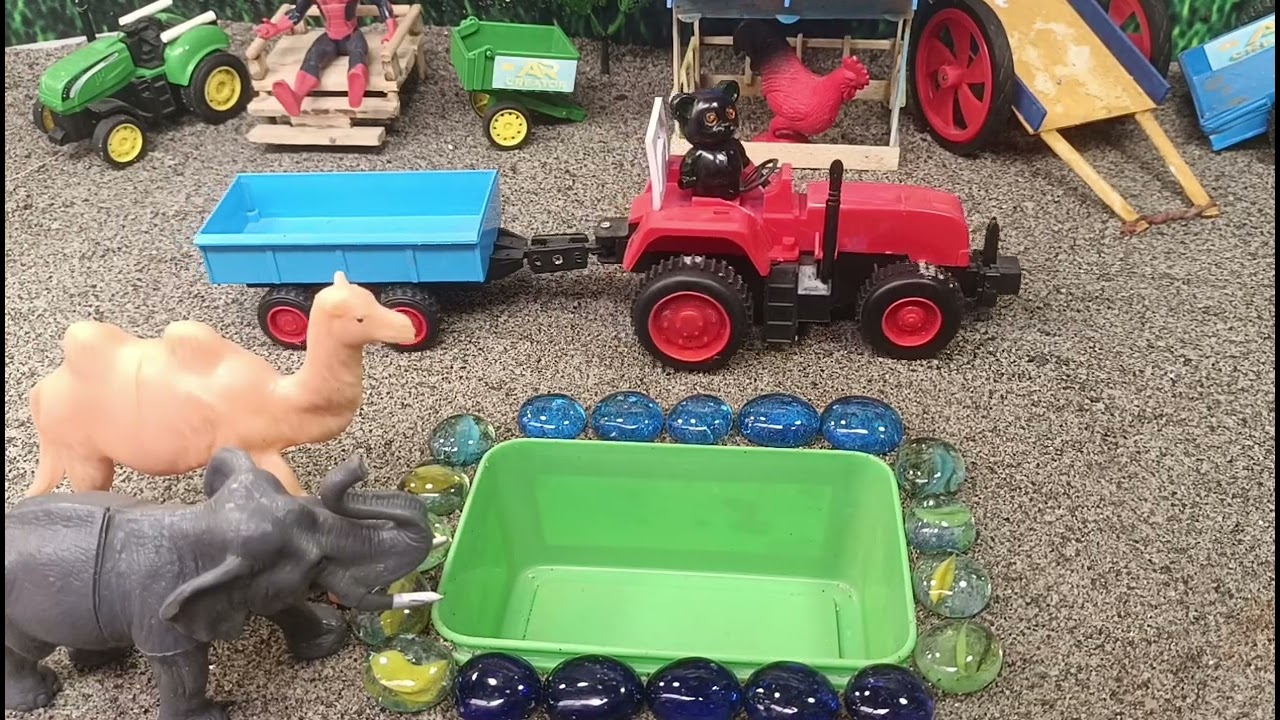 Diy diorama mini tractor science project @topminigear8280 @sanocreator 