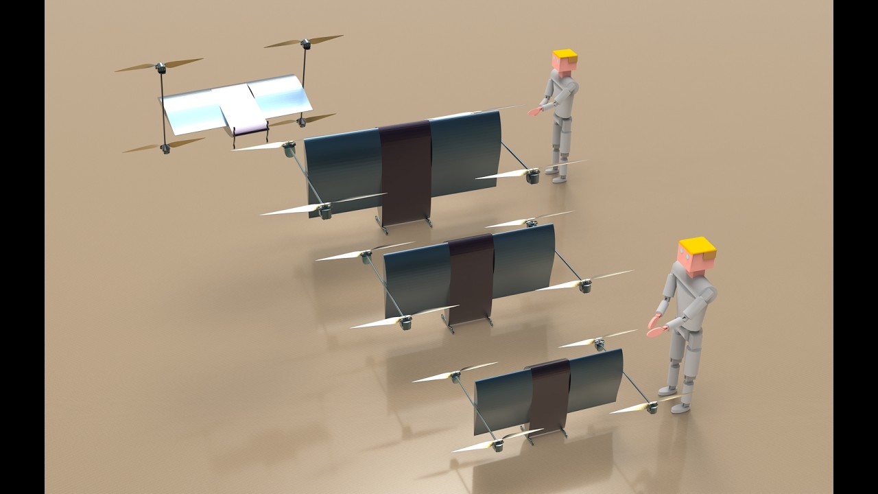 DARPA Drone Discussion Using a Distributed Hydraulic Propulsion design