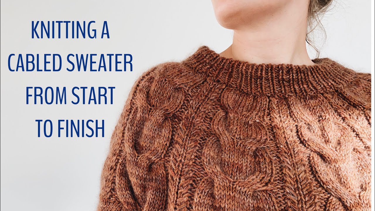 My first knitted sweater of 2022.