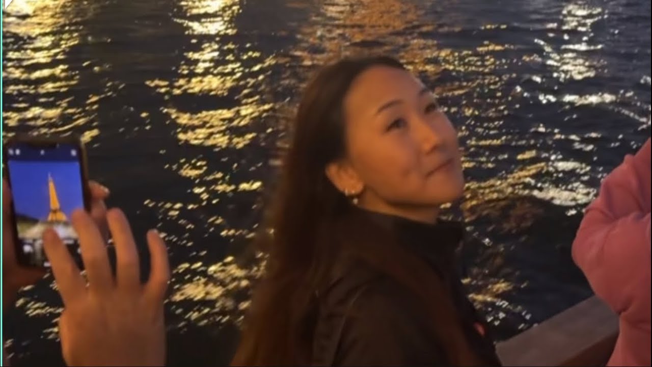 Seine River cruise 🚢 🚠🎨| Strolling Paris — art, river, and lights ✨|Paris vlog #tibetanvlogger  