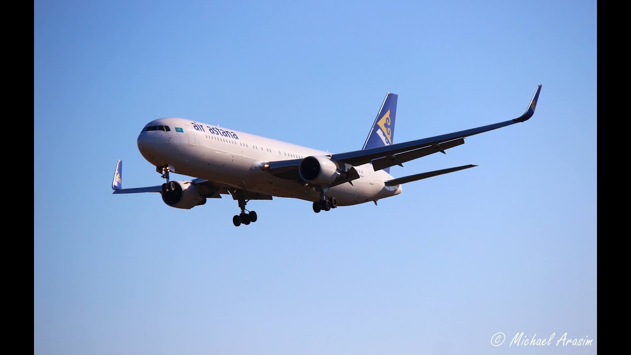 Air Astana Boeing 767-300ER at Frankfurt [FullHD]