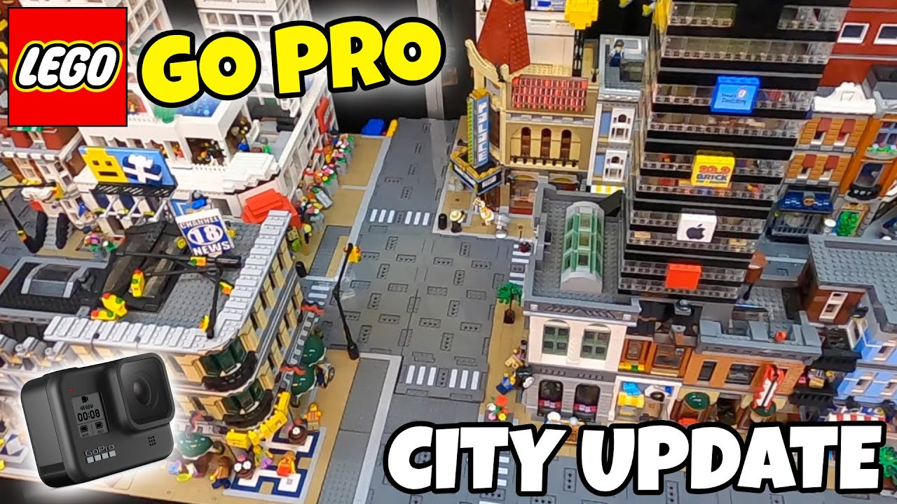 LEGO City Update - GoPro POV Adding LEGO Road Plates