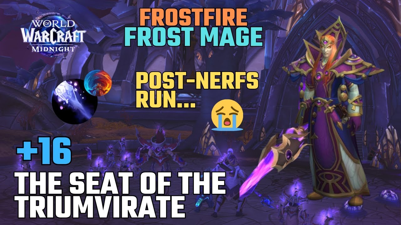 The Seat of the Triumvirate +16 | Frostfire Frost Mage | Midnight Beta - Season 1 M+