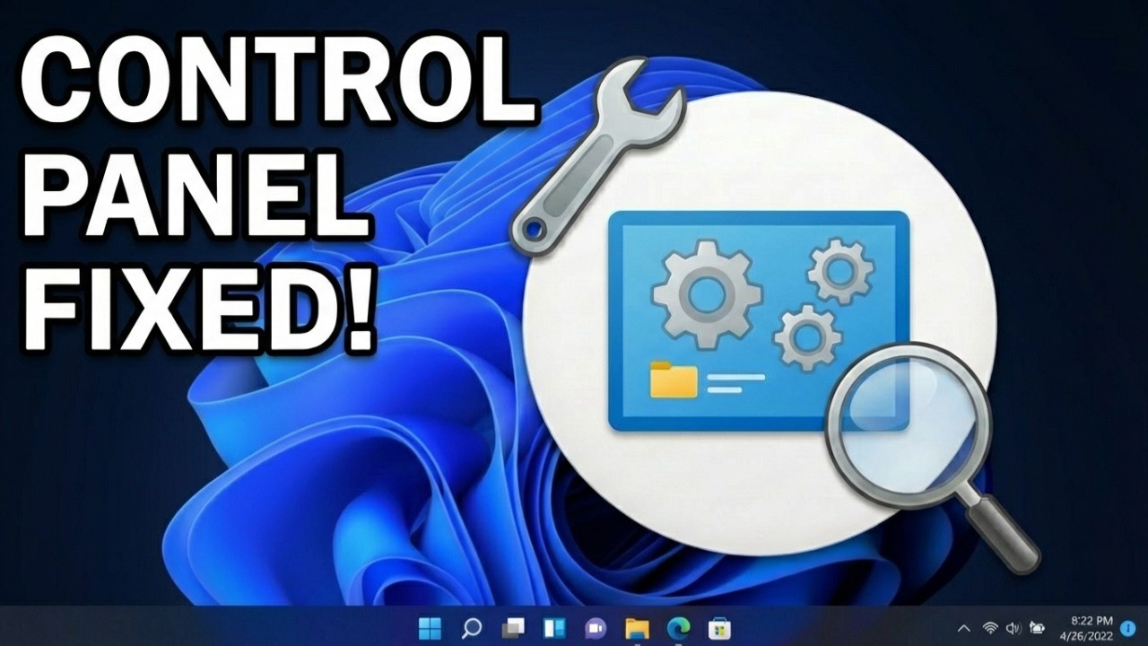 How To Fix Can&rsquo;t Open Control Panel Items in Windows