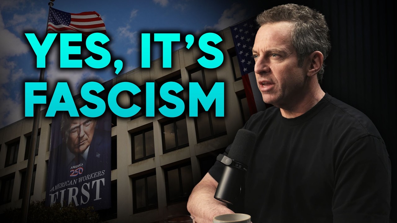 Sam Harris FINALLY Calls It Fascism