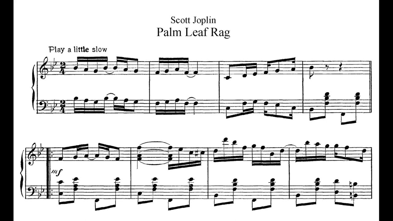 Scott Joplin - Palm Leaf Rag (1903)