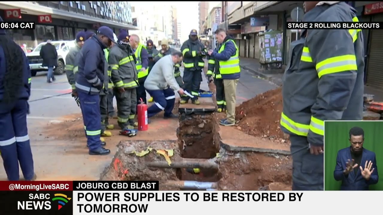 Joburg CBD Explosion I Residents pleading for electricity and water to be quickly restored
