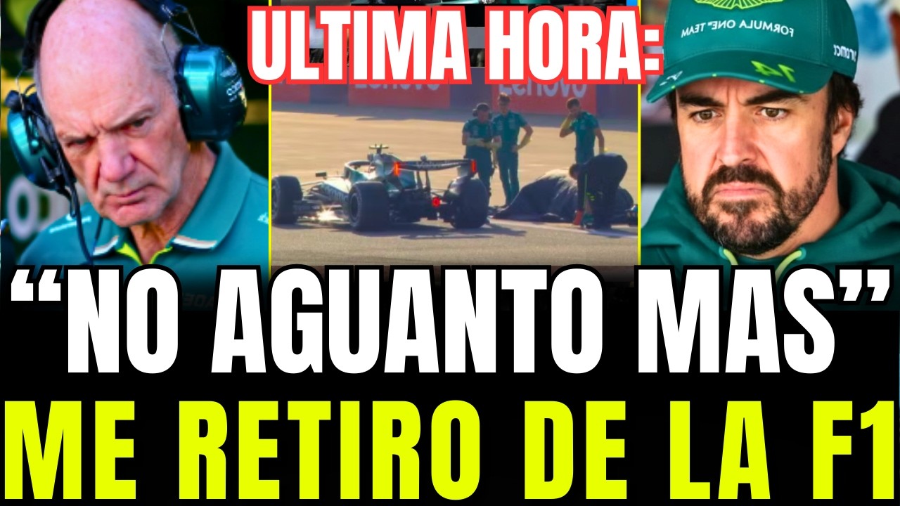 🚨ACABA de SALIR: PLAN de RETIRADA de FERNANDO ALONSO… y HONDA y NEWEY PUEDE CAMBIARLO con el AMR26