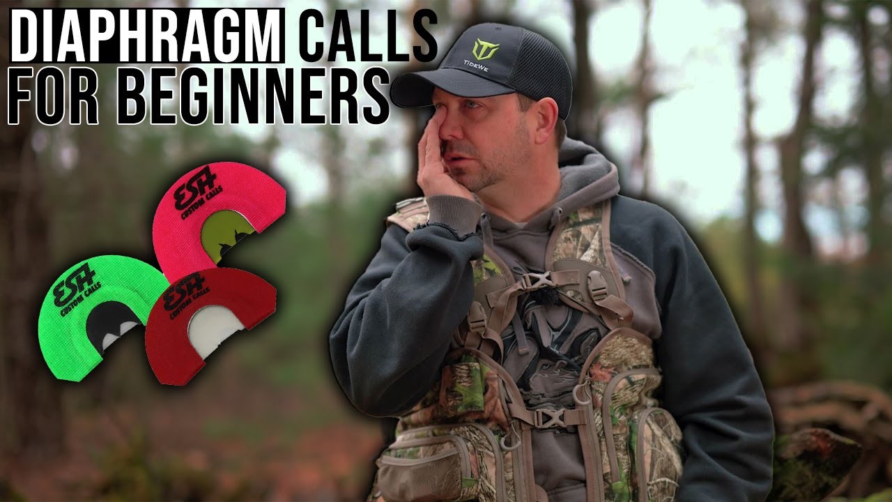 How to use a Diaphragm Turkey Call for BEGINNERS!