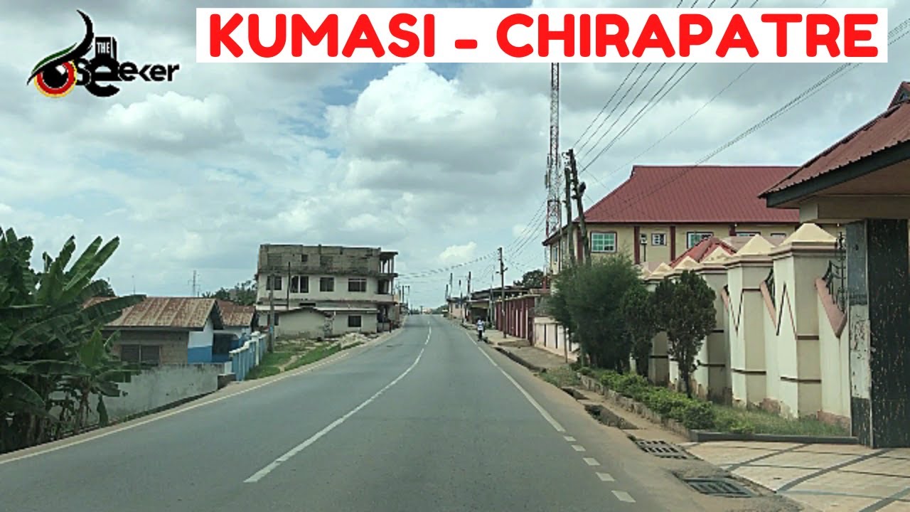 Kumasi Chirapatre Community Drive to Ahinsan Estate and Bomso.