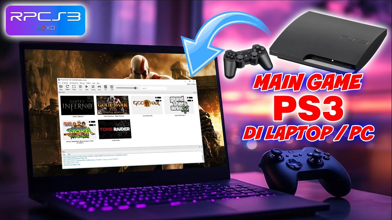 Tutorial Cara Main Game PS3 di PC / Laptop dengan RPCS3