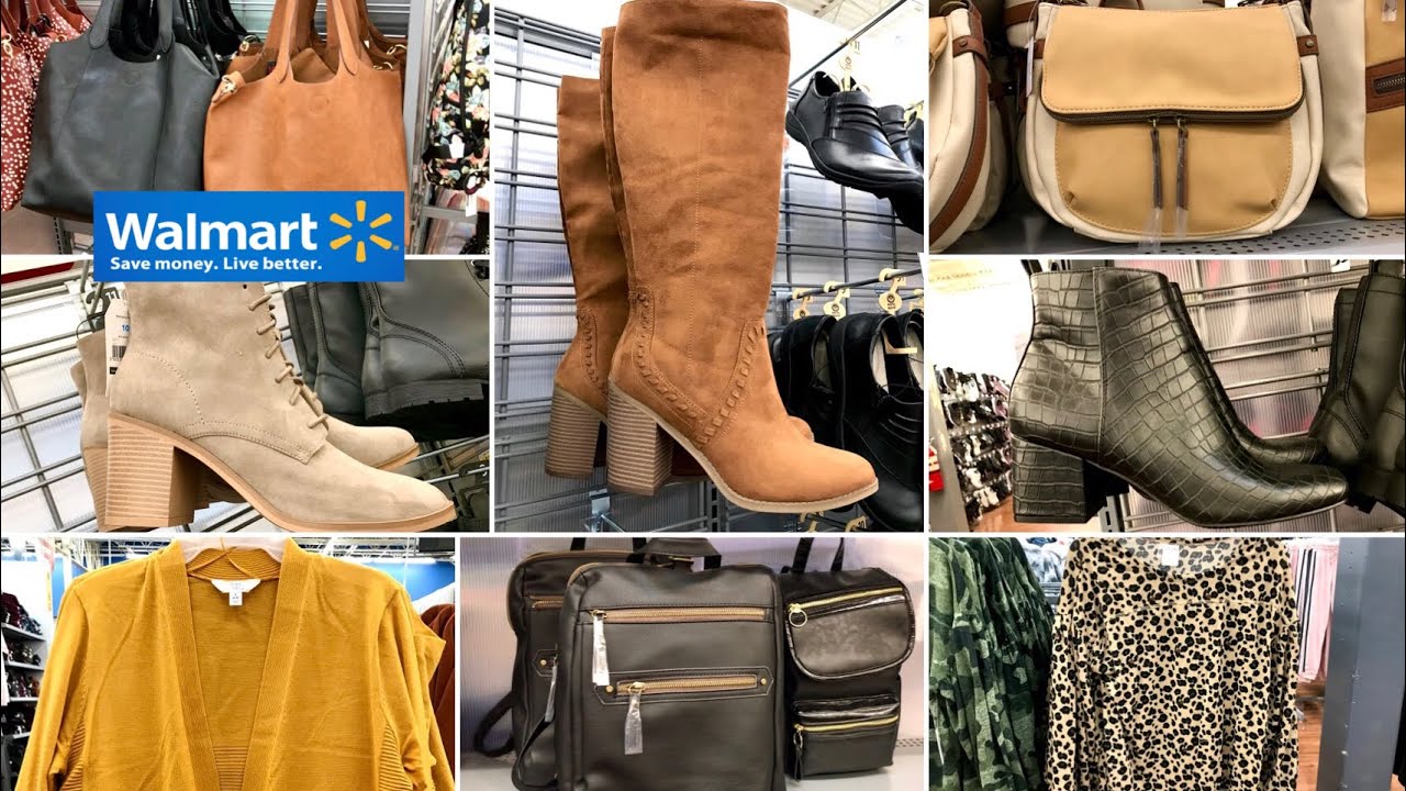 WALMART SHOP WITH ME CLOTHES HANDBAGS & SHOES * NEW FALL FASHION * PLUS SIZE TOO!