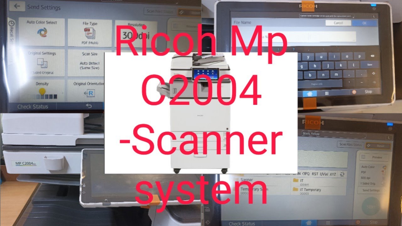 Ricoh Mp C2004 -Scanner system(28 August 2023)