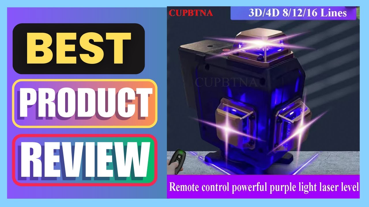Best Laser Level 3D 4D 8-16 Line Powerful Purple
