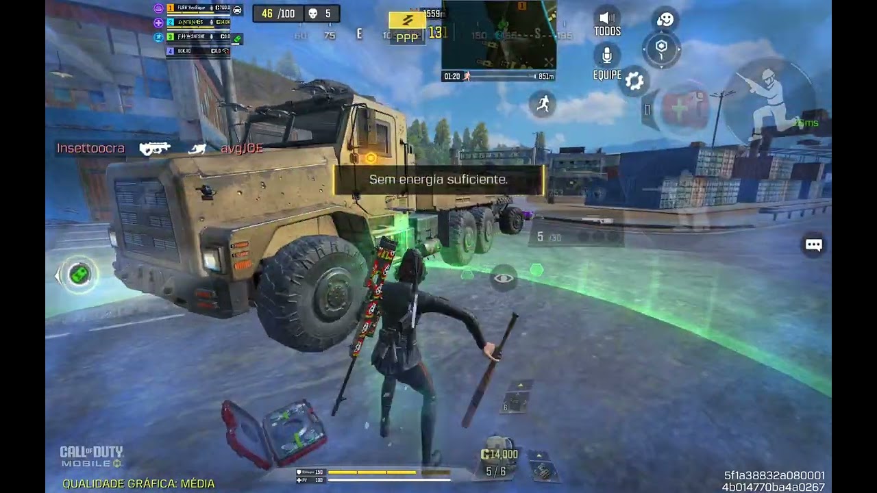 GAMER PLAYER REDMAGIG ASTRA COD MOBILE