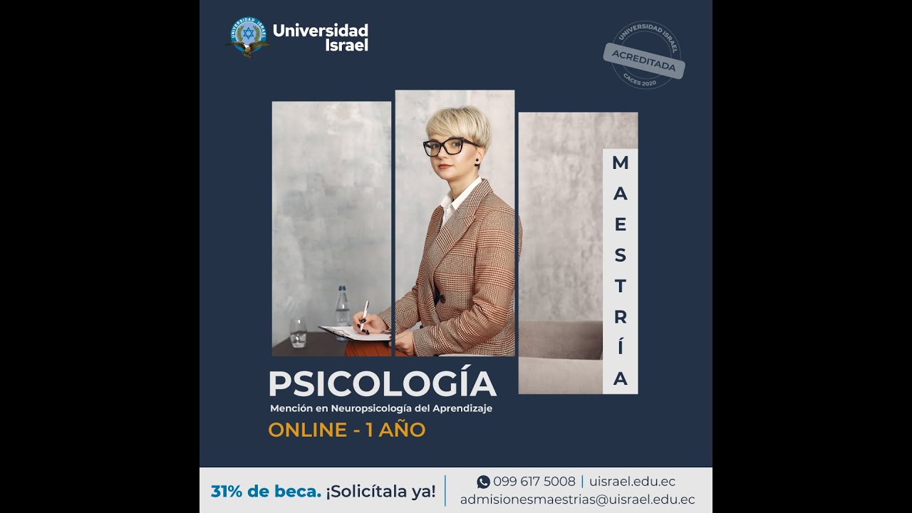 Maestría en Psicología - Universidad Israel