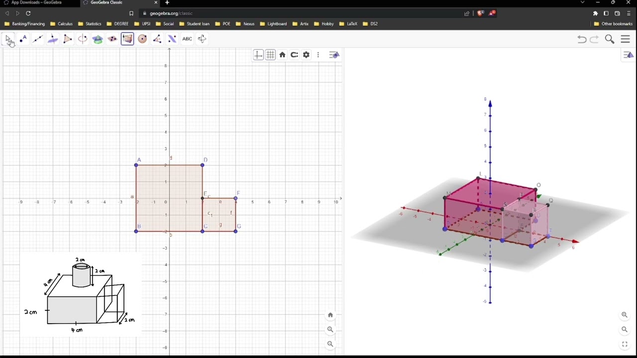 Plans & Elevations In GeoGebra