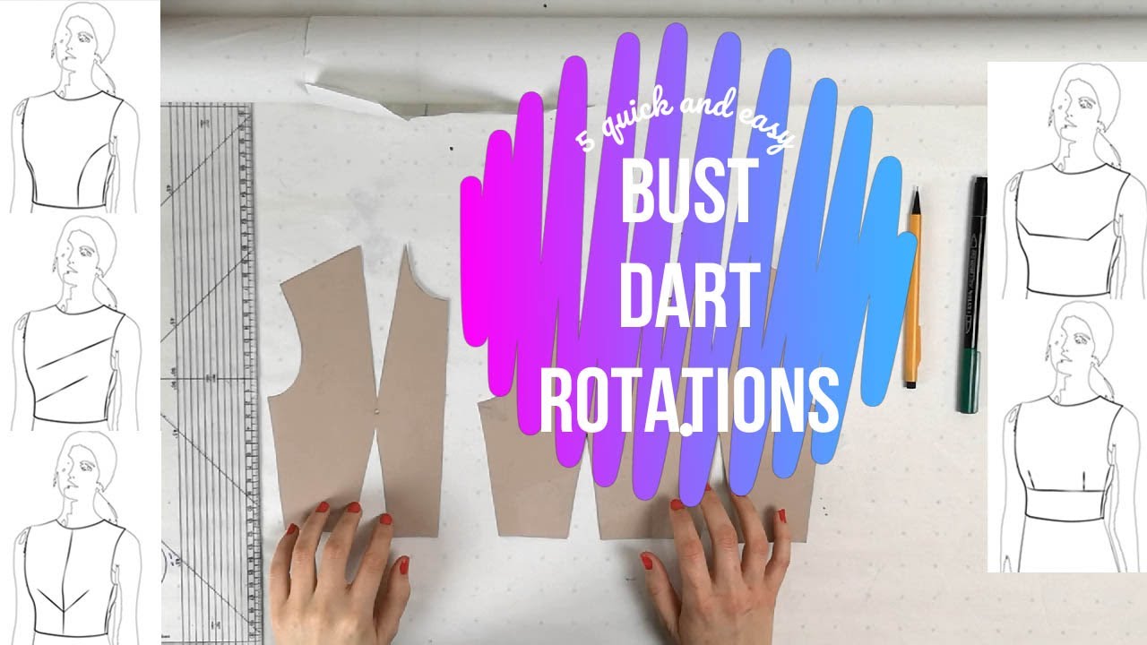 5 quick and easy bust dart rotation examples