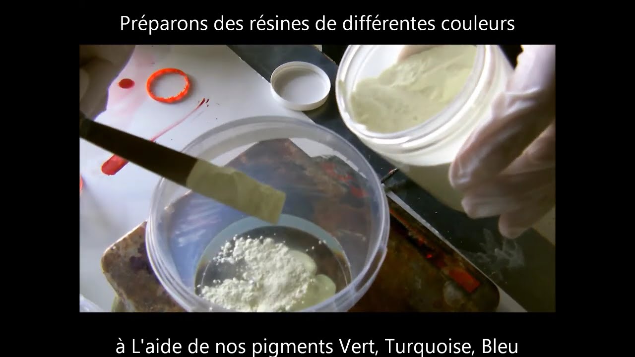 Résine epoxy phosphorescente
