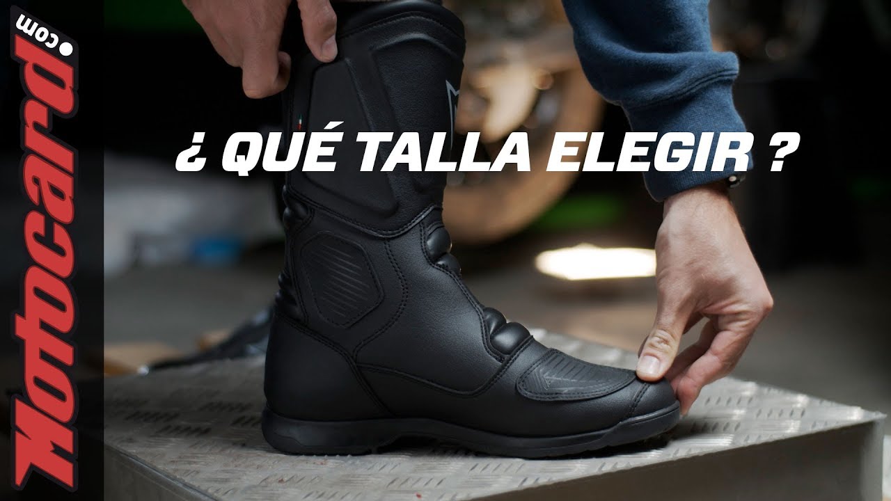 C&oacute;mo elegir la TALLA DE BOTAS DE MOTO. &iexcl;Trucos y consejos!