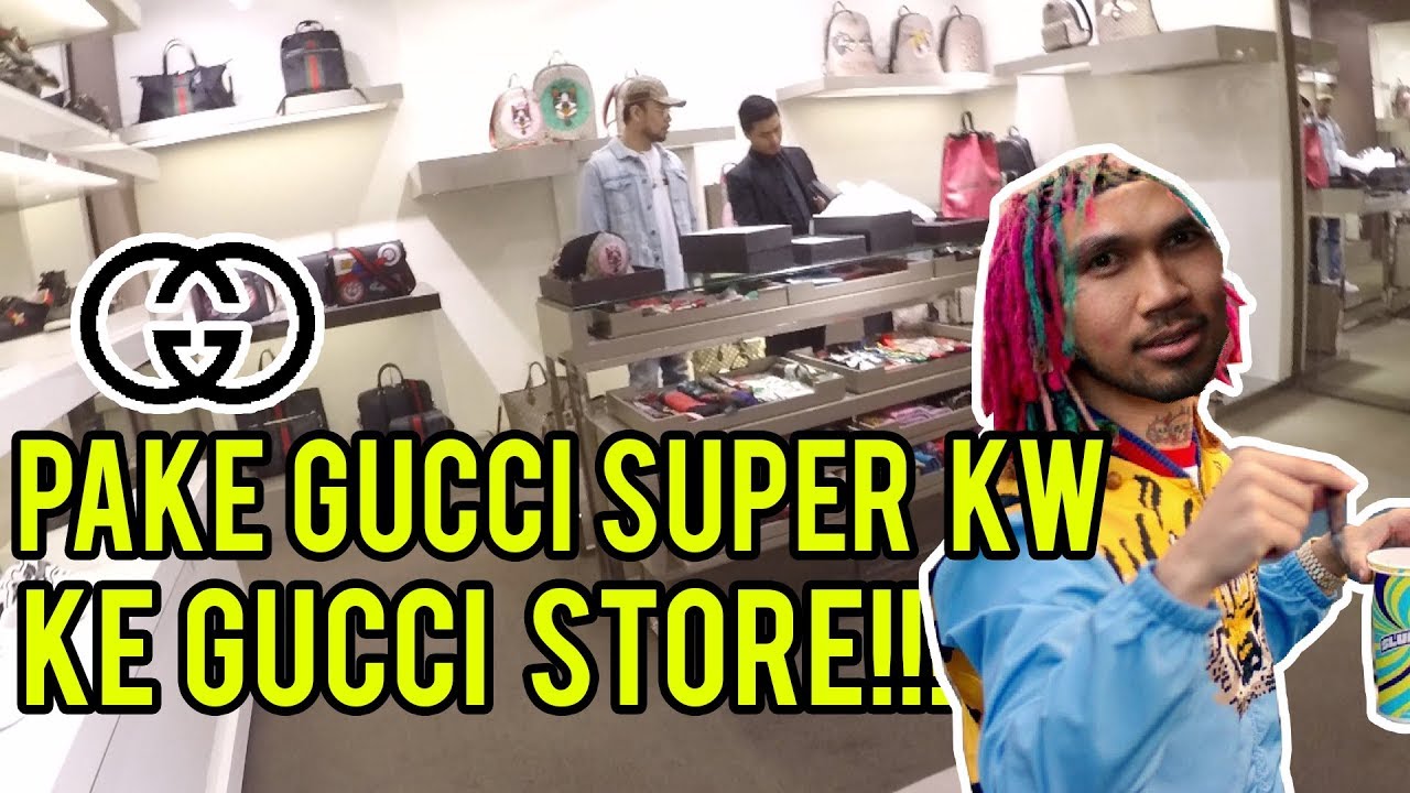 PAKE GUCCI SUPER KW KE GUCCI STORE!!