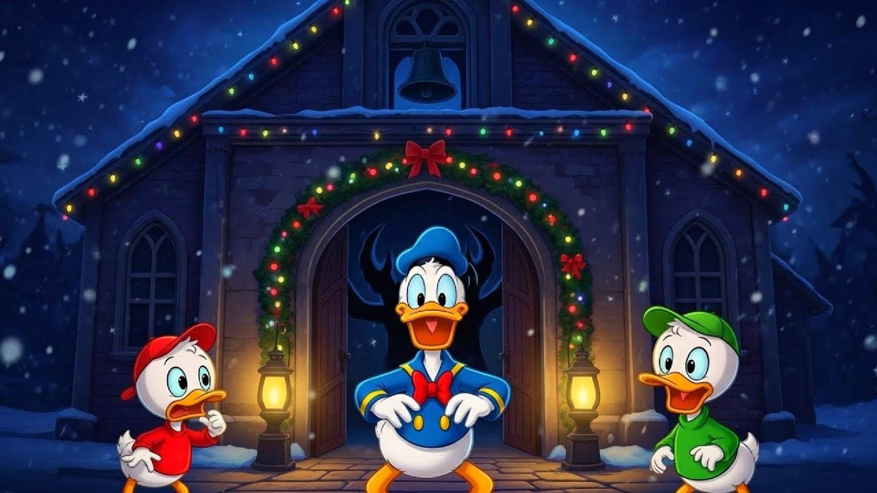 Donald Duck’s Haunted Christmas Night at the Old Church! Funniest Holiday Scare Ever