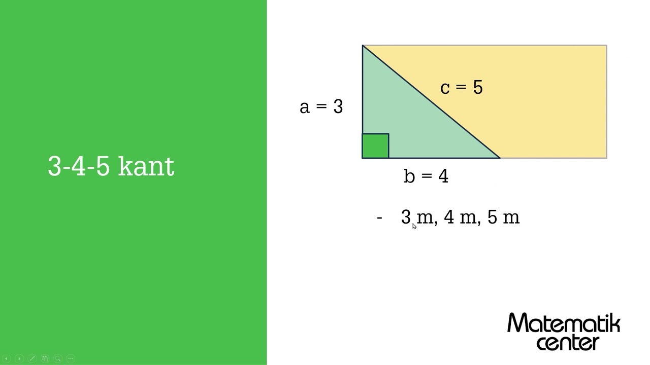 Matematik på arbejde - Tømrer: 3-4-5-kant
