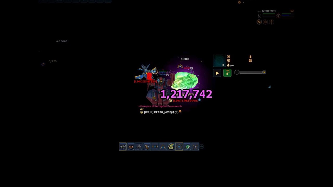 DARKORBIT-MX1 -  TEST DE DAÑO ACTUALIZACIÓN (FULL ODYS + 6 LF5)