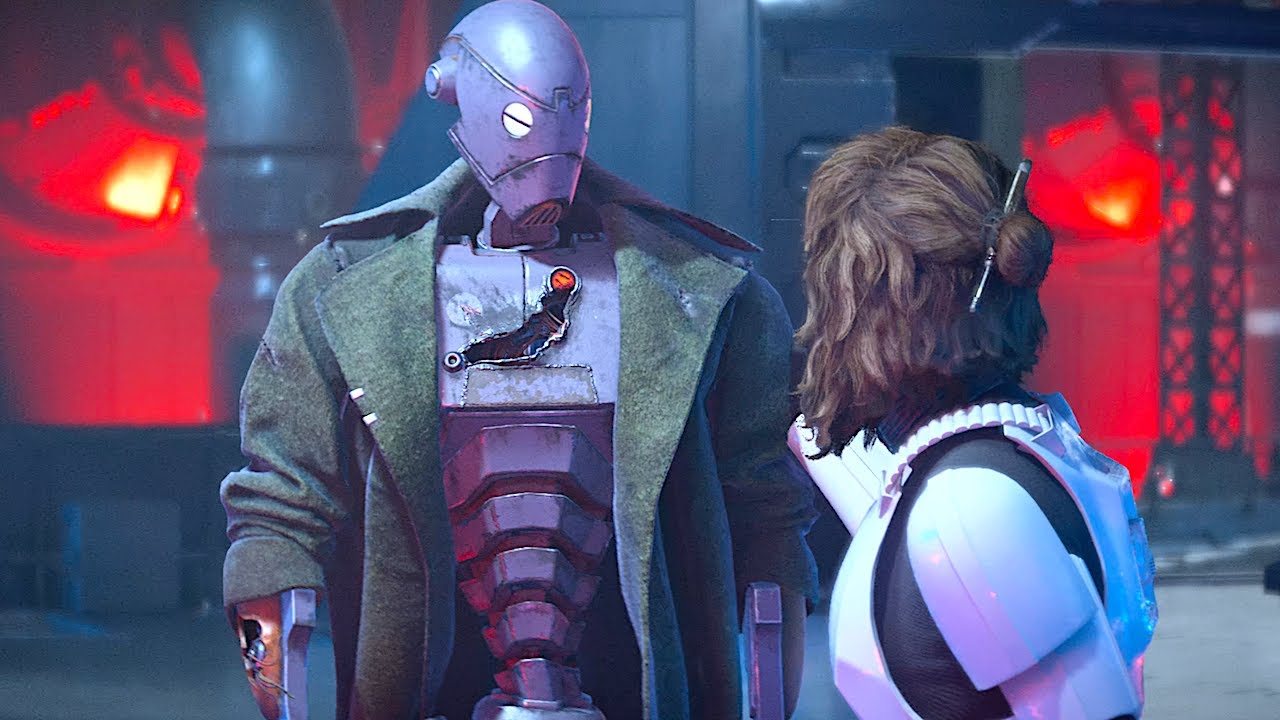Star Wars Outlaws - Kay Saves ND-5 from Jaylen (All ND-5 Scenes)