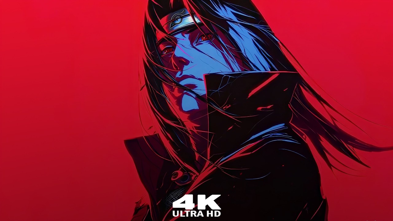2 Hours loop - 4k HD -  Itachi Uchiha - Naruto - Live Wallpaper & Screensaver #anime #livewallpaper