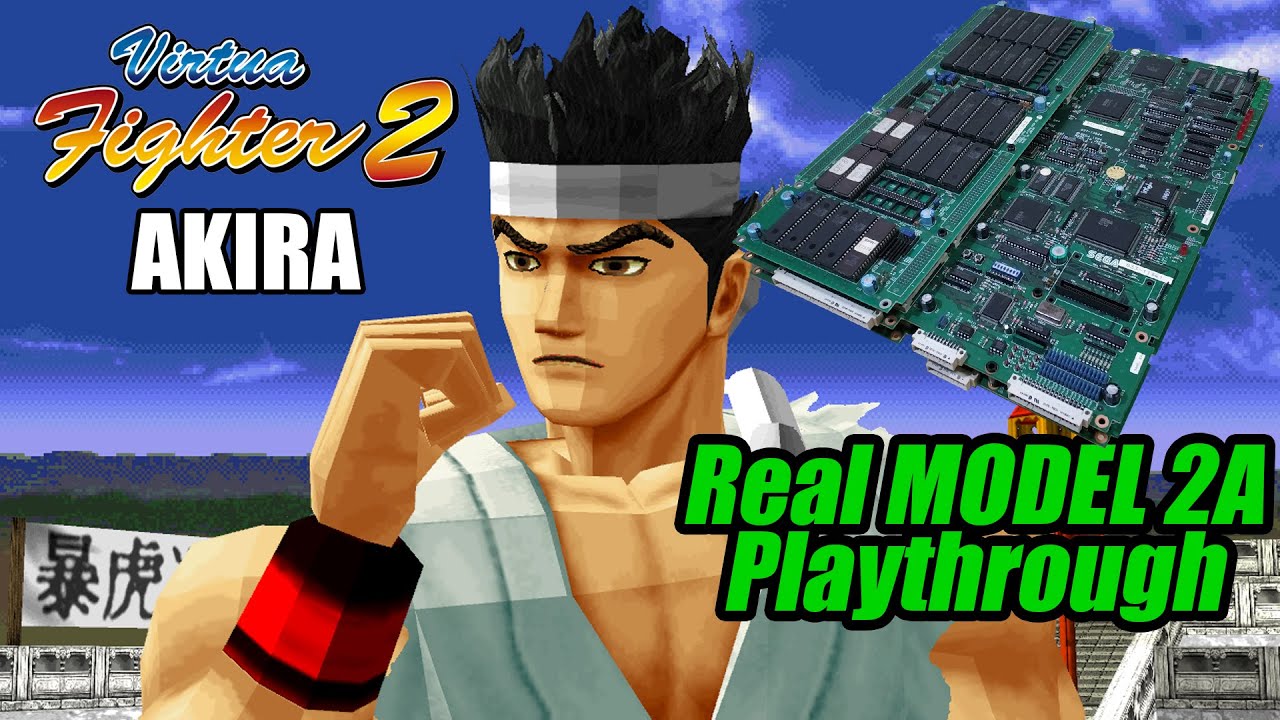 SEGA Virtua Fighter 2.1 - Real MODEL 2 A-CRX - AKIRA