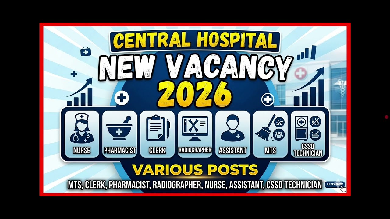 Central Government Hospital vacancy 2026 various post Apply Start||TMC Hospital Bihar Apply Start||