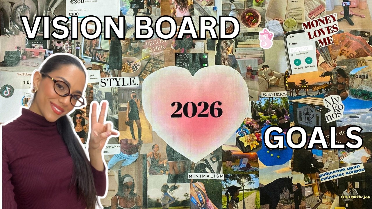 VISION BOARD: Ο απόλυτος ΟΔΗΓΟΣ για να πετύχεις ΟΛΑ όσα ονειρεύεσαι | Manifest & Goals