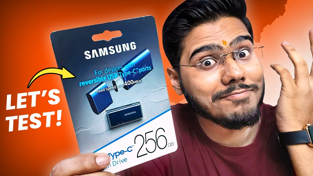 Samsung Type-C Pendrive Tested - Shocking Results! 400Mbps 🚀
