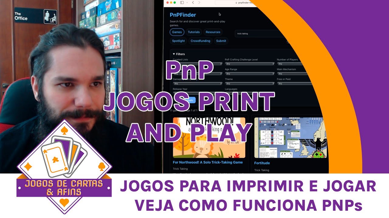 JOGOS para IMPRIMIR e JOGAR de GRAÇA - Veja como funciona o Print and Play (PNP)