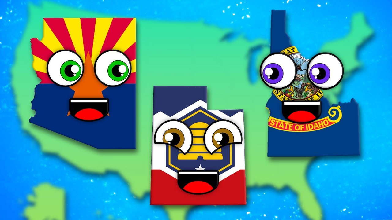 Explore Some Of The Youngest States In The Union (US) | US States For Kids | KLT Geography