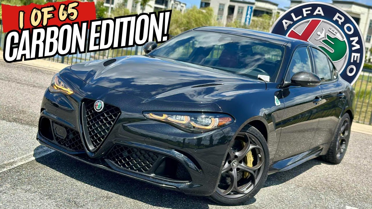 Alfa Romeo Giulia Quadrifoglio Carbon Edition Gives Gold Brakes, Red Interior and More!
