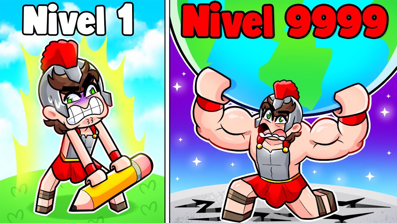 Levanté el PLANETA TIERRA con Mis Manos 😱 Pasé de NOOB a PRO en Roblox