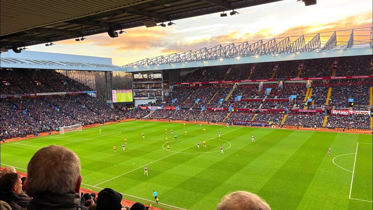 Wolves fans at Aston Villa away (30/11/25)