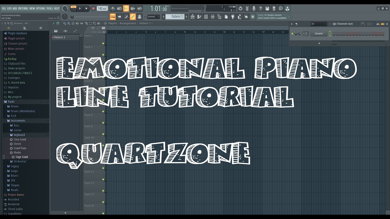 HOW to Make an Emotional Piano Line / Quartzone (SPANISH)