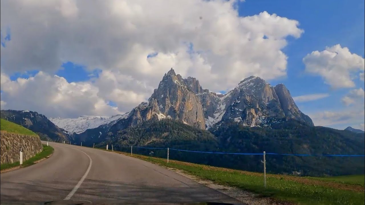 Driving to ALPE DI SIUSI  | virtual drive | Italy